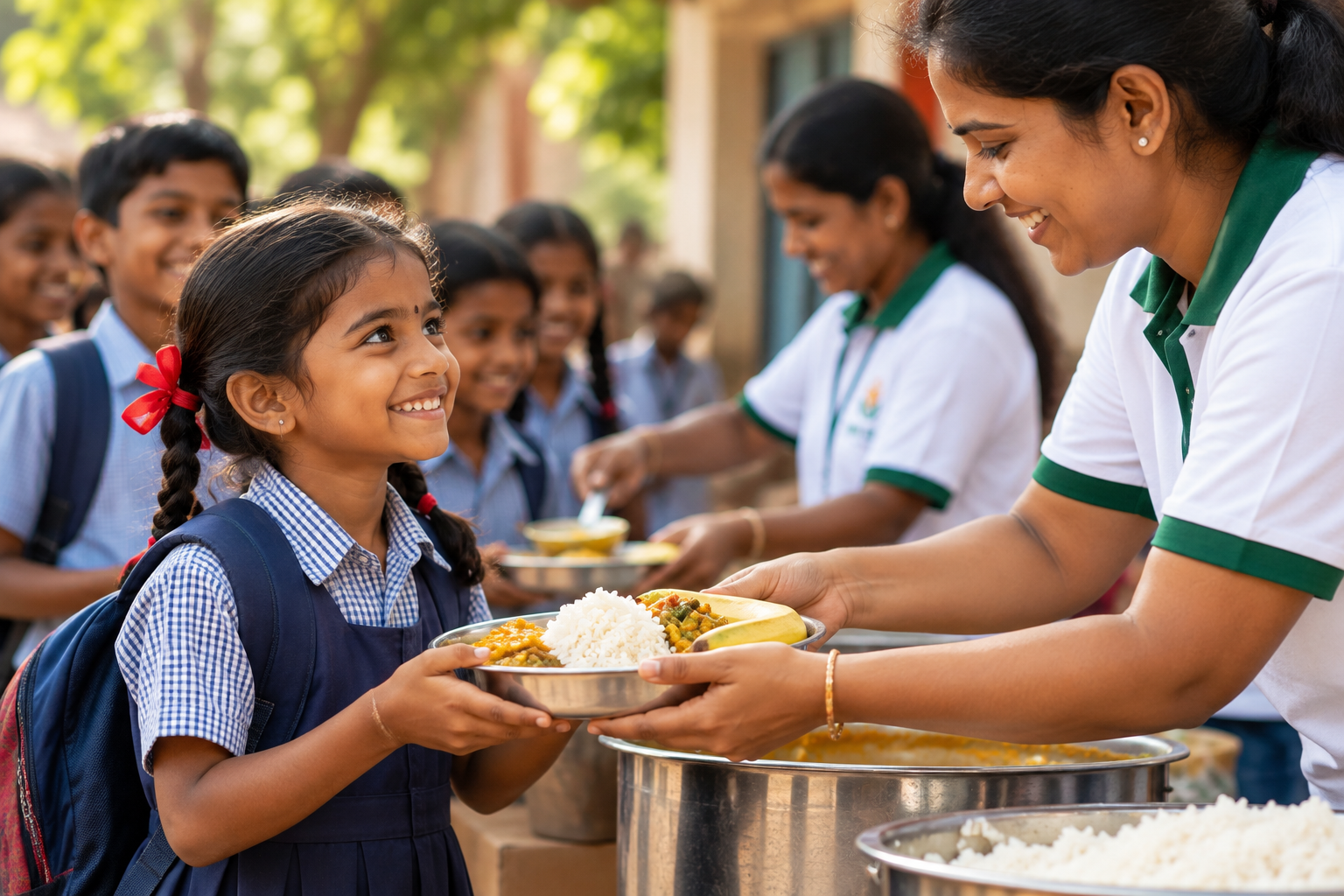 Child receiving community support